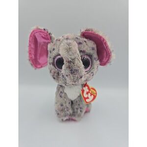 ty Specks the Elephant Beanie Boos Plush Stuffed Animal 6" new 2015‎
